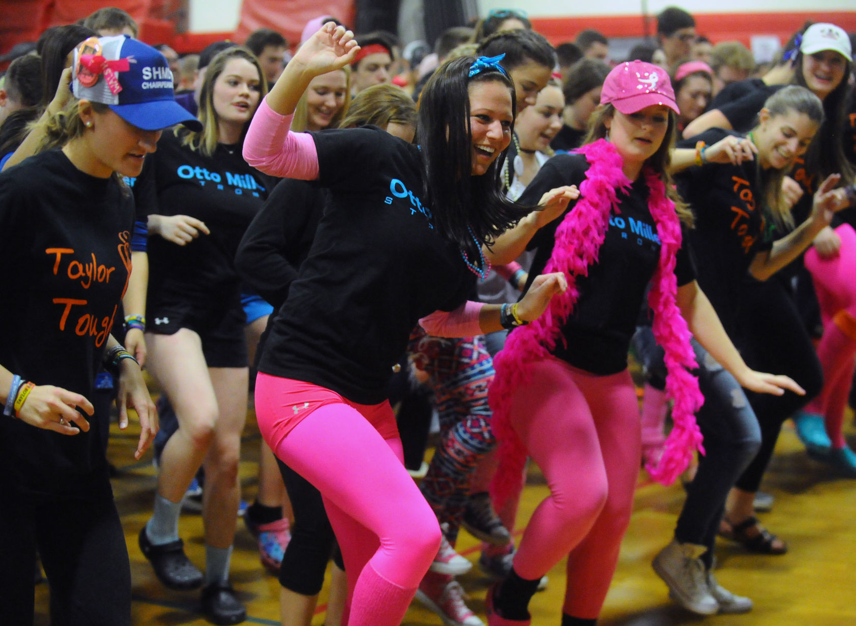 South High Marathon Dance rehearsal